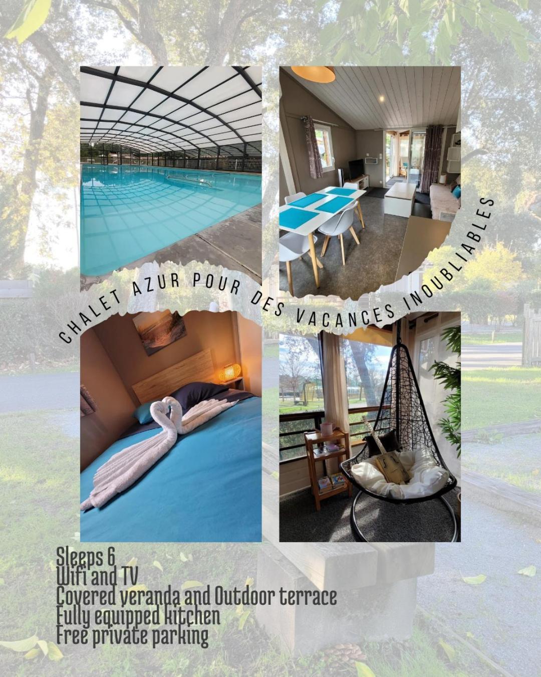Chalet Familial Entre Lac Et Foret Azur Luaran gambar